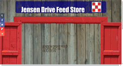 Desktop Screenshot of jensendrivefeedstore.com