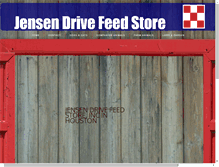 Tablet Screenshot of jensendrivefeedstore.com